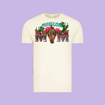 Mexican Mom With Cactus Vintage Tee Designed By Texasbilliewilder