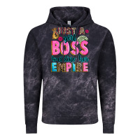 Cloud Black just a girl boss building her empire Vintage Hoodie - texasbilliewilder