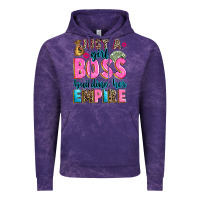 Cloud Purple just a girl boss building her empire Vintage Hoodie - texasbilliewilder