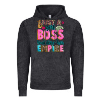 Vintage Black just a girl boss building her empire Vintage Hoodie - texasbilliewilder