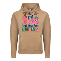 Vintage Coffee just a girl boss building her empire Vintage Hoodie - texasbilliewilder