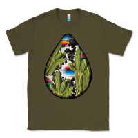 Army Green mexican teardrop  3 Classic Tee - BundleAndBundleShop