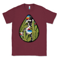 Burgundy mexican teardrop  3 Classic Tee - BundleAndBundleShop