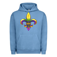 Pigment Pebble Blue mardi gras Urban Hoodie - RanaPortraitStore