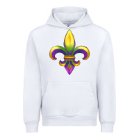 White mardi gras Urban Hoodie - RanaPortraitStore