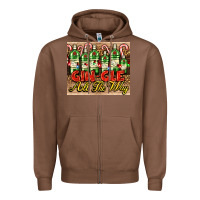 Chestnut GIN GLE Christmas gin bottles Zipper Hoodie - AdoDesignShop