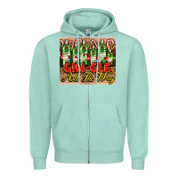 Seafoam GIN GLE Christmas gin bottles Zipper Hoodie - AdoDesignShop