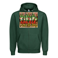 Sports Green GIN GLE Christmas gin bottles Zipper Hoodie - AdoDesignShop