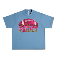Pebble Blue Together We Fight Urban Heavy Tee - texasbilliewilder