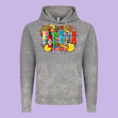 Taco Fiesta Vintage Hoodie Designed By Zillion Design Studio