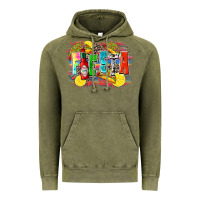 Vintage Olive taco fiesta Vintage Hoodie - Zillion Design Studio