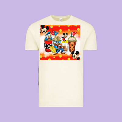 Cartoon Characters Coffee Cups Vintage Tee Designed By Zillion Design Studio