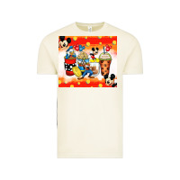 Vintage Arctic cartoon characters coffee cups Vintage Tee - Zillion Design Studio
