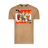 Vintage Camel cartoon characters coffee cups Vintage Tee - Zillion Design Studio