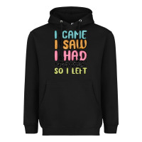 Black i came i saw i had anxiety so i left Heavyweight Hoodie - MaliasSmallBusiness