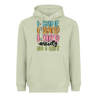 Matcha i came i saw i had anxiety so i left Heavyweight Hoodie - MaliasSmallBusiness