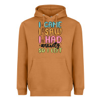 Meerkat i came i saw i had anxiety so i left Heavyweight Hoodie - MaliasSmallBusiness