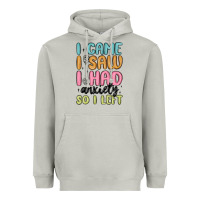 Moon Dust i came i saw i had anxiety so i left Heavyweight Hoodie - MaliasSmallBusiness