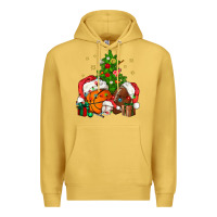 Antique Gold christmas sports bbs Premium Hoodie - BundleAndBundleShop