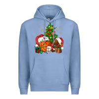 Colony Blue christmas sports bbs Premium Hoodie - BundleAndBundleShop