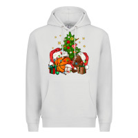 Dove Grey christmas sports bbs Premium Hoodie - BundleAndBundleShop