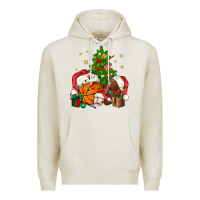 Oatmeal Heather christmas sports bbs Premium Hoodie - BundleAndBundleShop