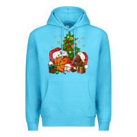 Ocean Blue christmas sports bbs Premium Hoodie - BundleAndBundleShop
