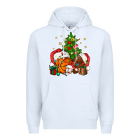White christmas sports bbs Premium Hoodie - BundleAndBundleShop