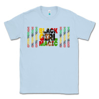Dusty Blue black girl magic libbey glass Classic Tee - HRA Design Shop