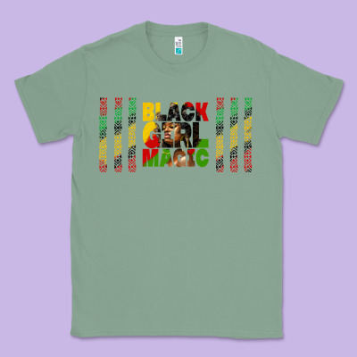 Black Girl Magic Libbey Glass Classic Tee Designed By Hra Design Shop