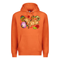 Carrot empanadas roses onion lime and avocado Premium Hoodie - AdoDesignShop