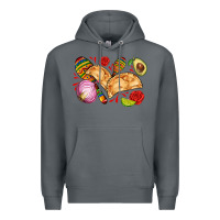 Rock empanadas roses onion lime and avocado Premium Hoodie - AdoDesignShop