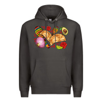 Smoke empanadas roses onion lime and avocado Premium Hoodie - AdoDesignShop
