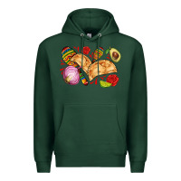 Sports Green empanadas roses onion lime and avocado Premium Hoodie - AdoDesignShop