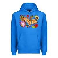True Royal empanadas roses onion lime and avocado Premium Hoodie - AdoDesignShop