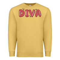 Antique Gold diva Premium Sweatshirt - MaliasSmallBusiness