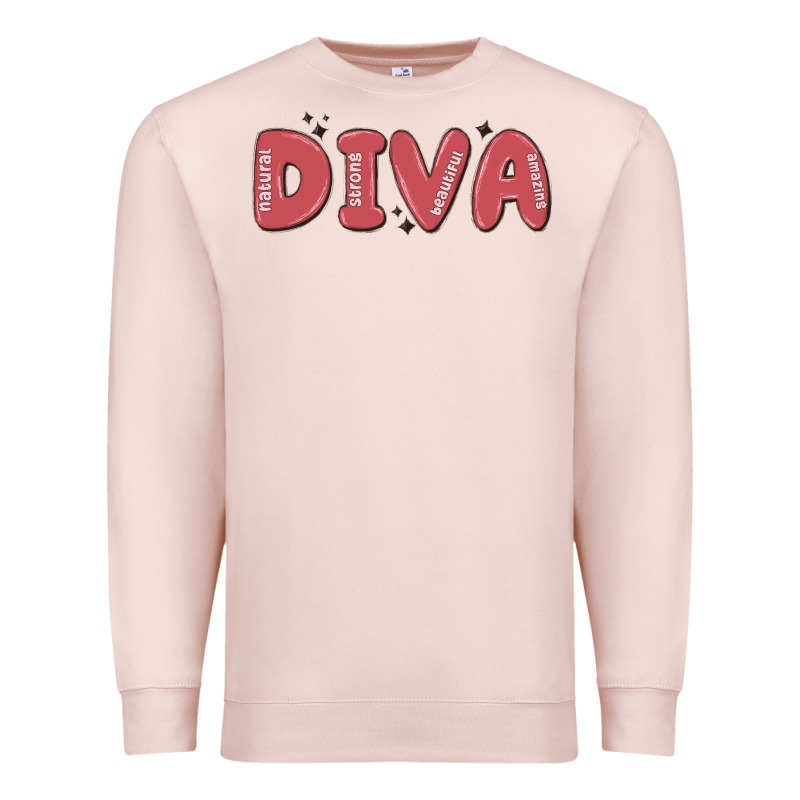 Diva Premium Sweatshirt by MaliasSmallBusiness | Teevron