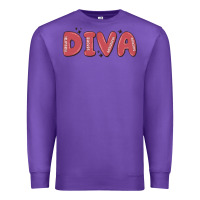 Purple diva Premium Sweatshirt - MaliasSmallBusiness