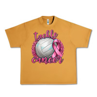 Peanut Butter Tackle Cancer Volleyball Urban Heavy Tee - texasbilliewilder