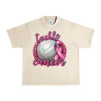 Sandshell Tackle Cancer Volleyball Urban Heavy Tee - texasbilliewilder