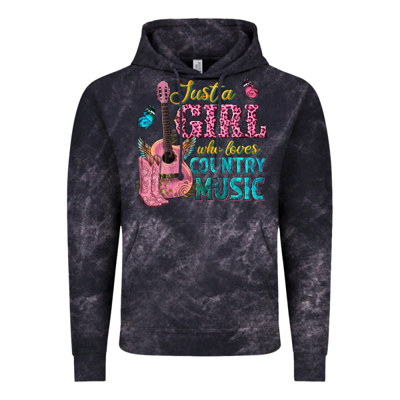 Just A Girl Who Loves Country Music Vintage Hoodie by texasbilliewilder | Teevron