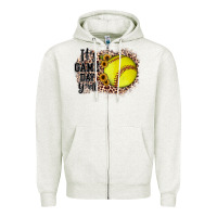 Oatmeal Heather it's game day y'all Zipper Hoodie - JahusDesignShop