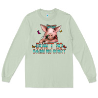 Matcha don't go bacon my heart Long Sleeve Tee - CowhideDigitalArt