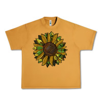 Peanut Butter camouflage flitter sunflowers Urban Heavy Tee - RanaPortraitStore