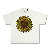 Pistachio camouflage flitter sunflowers Urban Heavy Tee - RanaPortraitStore