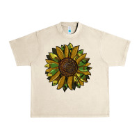 Sandshell camouflage flitter sunflowers Urban Heavy Tee - RanaPortraitStore