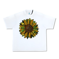 White camouflage flitter sunflowers Urban Heavy Tee - RanaPortraitStore