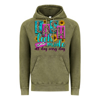 Vintage Olive lash tech mode all day every day Vintage Hoodie - texasbilliewilder