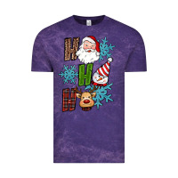 Cloud Purple ho ho ho christmas Vintage Tee - RanaPortraitStore