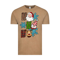 Vintage Coffee ho ho ho christmas Vintage Tee - RanaPortraitStore